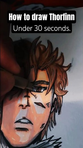 Drew Thorfinn because comments wanted it 🗿🔥| You asked… so I Cooked😭✍️ #vinlandsaga#thorfinn#Fyp#pfp