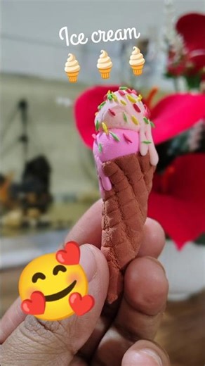 How to Make a Realistic Ice Cream with Clay 🍨 | Fun DIY Craft by Enni Art and Craft