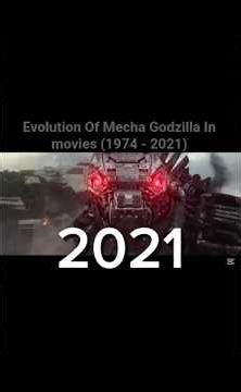 Evolution Of Mecha Godzilla In movies (1974 - 2021) #shortvideo #mechagodzilla #mechs