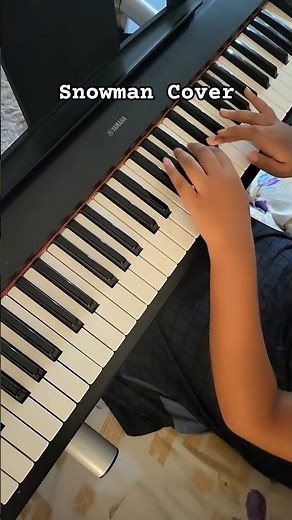Snowman - Sia, cover made by me! #piano #pianist #snowman #sia #Yamaha #fypシ゚viral
