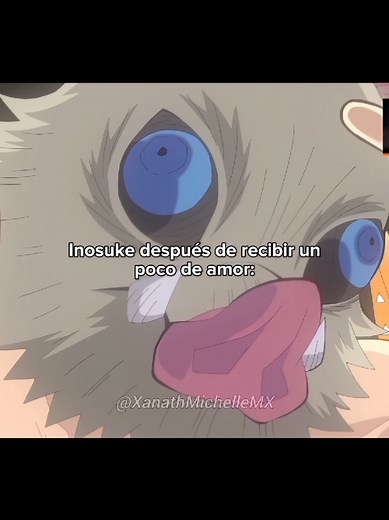 Inosuke se volvió chibi en Demon Slayer