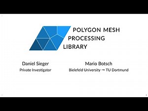 SGP 2020 Graduate School: Polygon Mesh Processing Library