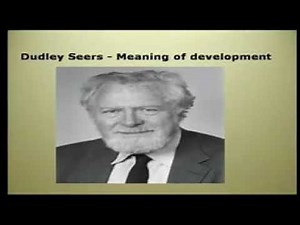 SSU2133 Development Economics 1 Introduction