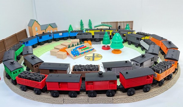 Wooden Railway Trains Cargo, Caboose and Box Car Custom Made for Thomas & Friends, Brio and Others. - Etsy