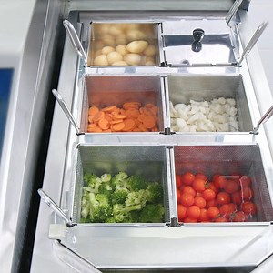 The Portioning Baskets Kit from RATIONAL offers the ability to hold a variety of foods, perfect for boiling or deep-frying. 🥦🍤 The portioning baskets are currently available for the iVario Pro 2-XS and 2-S sizes. Click here to learn more & view other accessories we have to help increase the efficiency of your kitchen. ➡️🔗https://bit.ly/3Mx4TyM | RATIONAL United States