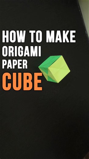 how to make origami paper Cube || step by step guide #origami