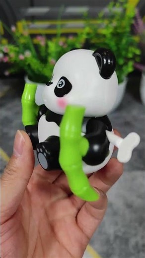 Mechanical Panda: Clockwork Walking Magic! #ASMR #Shorts