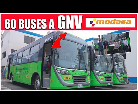 60 Modasa CNG buses for Móvil Express | Urban Titan Model