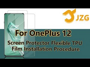 📱 OnePlus 12 Screen Protector[Not Glass],Flexible TPU Film Installation Procedure