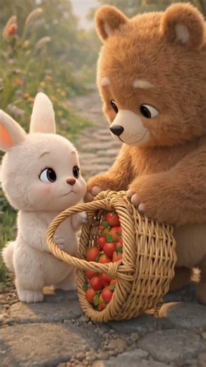 Pip Made a Mistake… But Momo Stayed Kind 🍎💛 | Sweet Cartoon Story