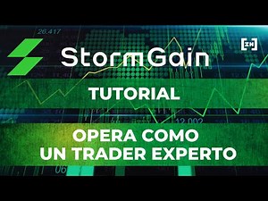 ¡StormGain para Principiantes! ¡Aprende a Operar Como un Trader Experto!