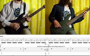 Rammstein - Asche Zu Asche / Engel (Guitar & Bass lesson   TAB | Cover HD)