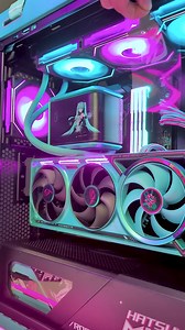 73K views · 1.5K reactions | Crisp peel. Crisp build.螺ASUS ROG Hatsune Miku Gaming PC Build Specs: ROG Astral GeForce RTX 5080 Hatsune Miku GPU ROG Thor 1200W Platinum III Hatsune Miku PSU ROG RYUO IV 360 ARGB Hatsune Miku AIO ROG Strix Helios II Hatsune Miku Case ROG STRIX X870E-H GAMING WIFI7 HATSUNE MIKU MOBO AMD RYZEN 9 9900X CPU AGI AI858 M.2 GEN 5 NVME SSD AGI UD858 TURBOJET RGB DDR5 RAM Lian Li SL-INF 120 FANS @asus @asusau #pc #pcbuild #gamingpc | Designs By IFR | Facebook