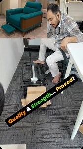 Today we tested our Automatic Footrest Mechanism that stays hidden under the sofa and works with just a single button press ⚡🛋️. From smooth operation to heavy-weight bearing capacity, it’s built to deliver luxury with durability. We tested it with 80kg weight, and it worked perfectly — no bugs, no issues, just flawless performance 💪🔥. @fascination_seating innovation, comfort, and strength come together in one masterpiece. Follow @fascination_seating #fascinationseating #hardware #furniturema