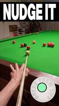 Snooker Practice Break Nudge It 👉 GoPro Headcam POV