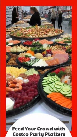 Costco Party Platters #costcofoodcourt #food