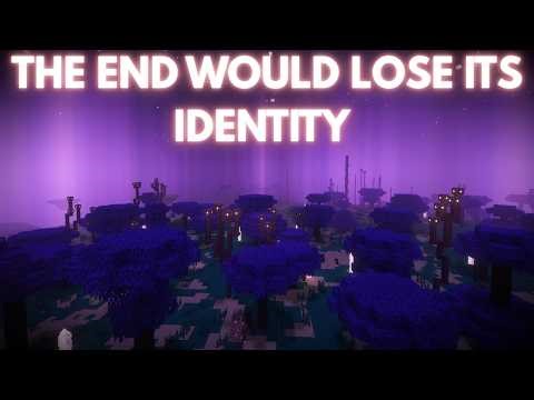 the end doesnt need a nether sized/style update or a update at all....