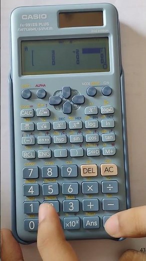 #Calculate inverse of matrix using fx- 991ES pluse #casio#matrix#inverse#scientific calculator