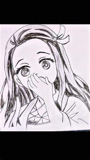 Can I Draw Nezuko Perfectly #art #demonslayer #challenge