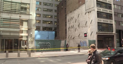 Midtown office building evacuated after basement wall collapses