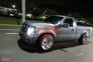 2011 Ford F150 lowered on 22x12 skates thru Gurnee illinois! A dropped single cab on wide wheelssss.. Today on Salinas I have Jorge Gloria's 2011 Ford F150 that is skating thru illinois on a different vibe! Dropped on 22x12 with 3/5 on nitto 420s Owner is on youtube under Jorge Gloria and snap under Jorgeglo094 #salinasphotography | Salinas Photography