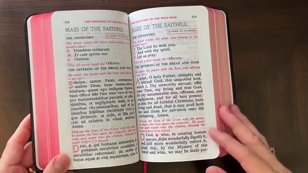 💕 The New Marian Daily Missal: a COMPACT TLM MISSAL (A Review and Look Inside)