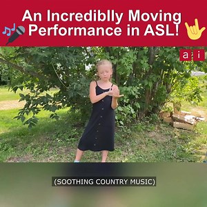 One of our follower favorites from 2020! 🎶🌟 #deaf #asl #cover #music | Ai-Media