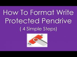 How To Format Write Protected Pendrive | 4 Simple Steps | Tulsi Networks