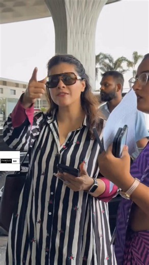 Kajol’s Elegant Airport Look Wins Hearts ✈️✨