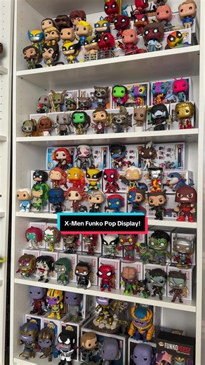 Rearranging My X-Men Funko Pop Display to the Triple Stack!