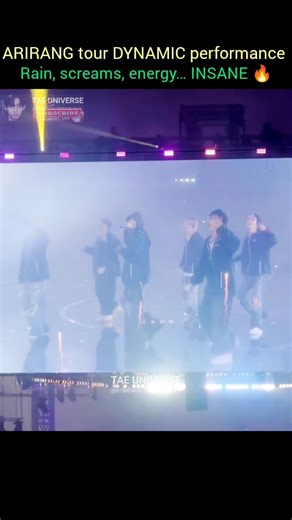 ARIRANG tour Dynamic performance Rain, screams, energy… THIS WAS INSANE 🔥