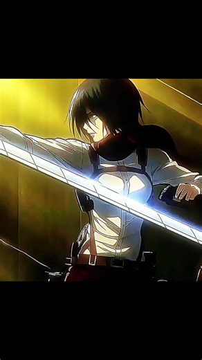 They are Cute🥰 but Mikasa is built different 😤🔥{Wait for it}#anime #edit #mikasa #alya #aot #short