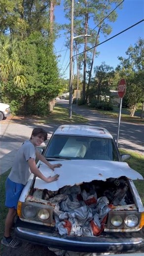 Update on the engine swap #w123 #diesel