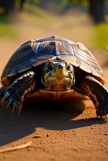 Photorealistic Turtle Speed Burst