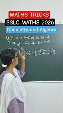 SSLC MATHS /GEOMETRY & ALGEBRA #mathstricks #sslcmaths #malayalam #englishmedium