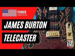 Fender James Burton Telecaster 2012 Red Paisley Flames