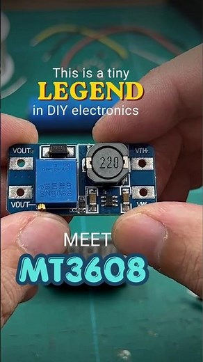 Turn a 3.7V Battery Into 12V With MT3608 Tiny Board! 🔋⚡