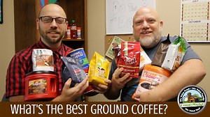 What's the best tasting coffee you can buy at the grocery store? The Two Bald Guys revisit one of their first blind taste tests, trying 12 different ground coffee brands and ranking them all. Do you agree with their top choice? | MyCountyMarket
