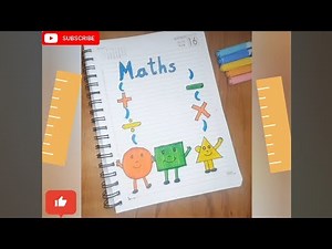 MATHS FRONT PAGE DESIGN| MATHS PROJECT WORK| MATHEMATICS FRONT PAGE DESIGN| EASY FRONT PAGE DESIGN