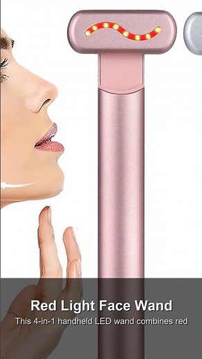 4-in-1 Red Light Therapy LED Face Wand