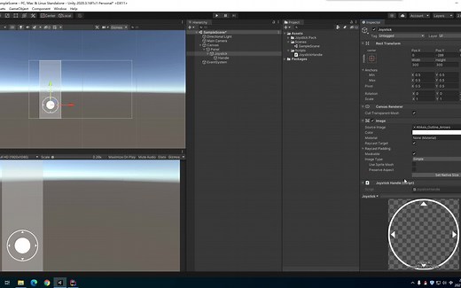 Joystick（游戏摇杆的简单实现）简易教程
