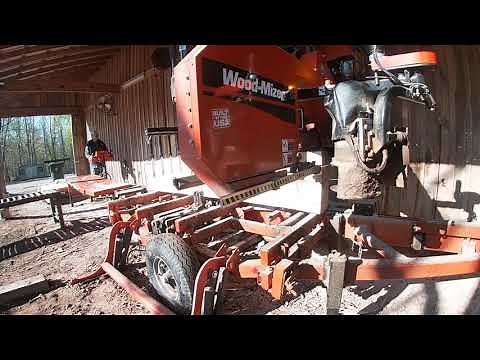 How to Production Sawmill and Edger with Wood-mizer (LT-70 and Baker Edger) at Hobby Hardwood