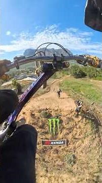 I'M RIDING THE BIGGEST JUMP LINE IN THE WORLD!! #mtb #freeride #darkfest