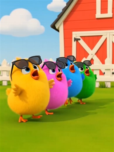ayam-ayam lucu warna-warni 😘 #tiktok #kidssong #cartoon #trending #foryou