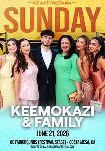 Meet Keemokazi at OC Mena Festival — June 21, 1PM