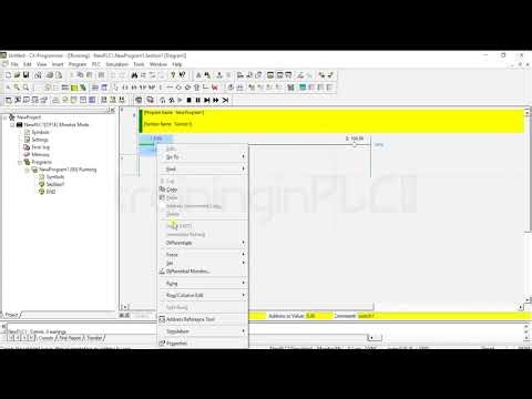 Latching & Unlatching in Omron PLC | SET & RESET (SR) | Edwartens Automation Training