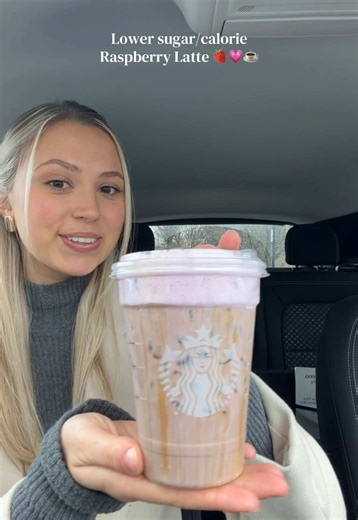 Lower Sugar Raspberry Iced Coffee from Starbucks