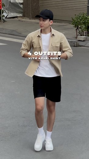 Gợi Ý Cách Phối Đồ Nam với Áo Sơ Mi Kaki