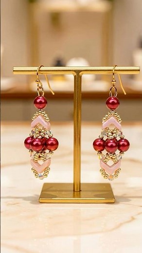 Velvet V Earrings Tutorial