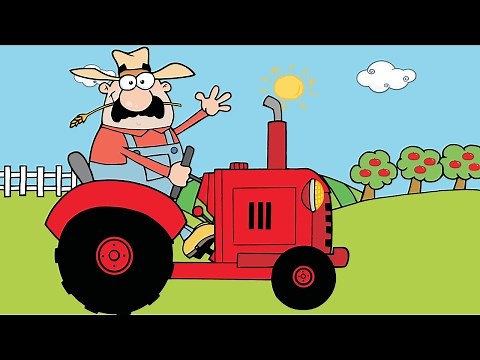 Old MacDonald Had A Farm Song | Learn About Farm Animals | Kids Learning Videos